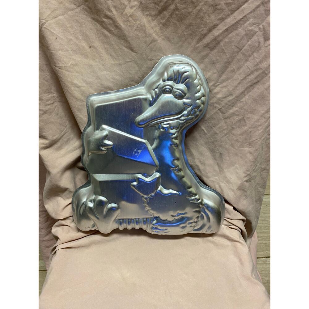 Vintage 1990 Wilton Muppets Big Bird Sesame Street Cake Mold Pan Made in Korea